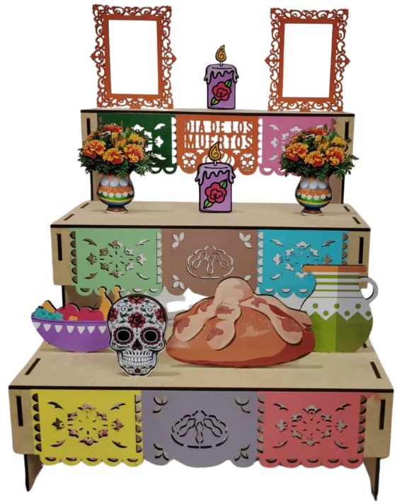Altar chico con acabado pintado
