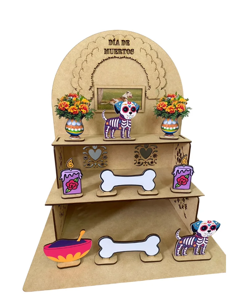 Altar para mascotas, vista frontal