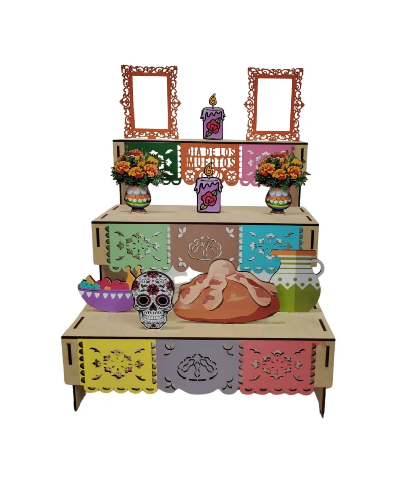 Altar chico, acabado pintado, vista frontal