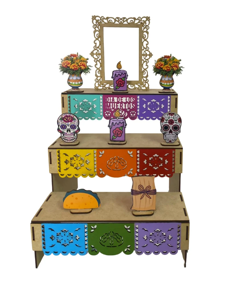 Altar chico, acabado pintado, vista detalle